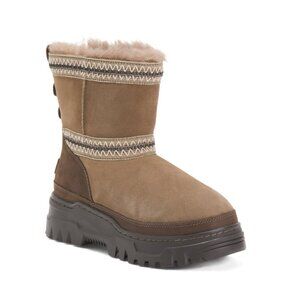 UGG HICKORY Suede Classic Mini Trailgazer Boots
